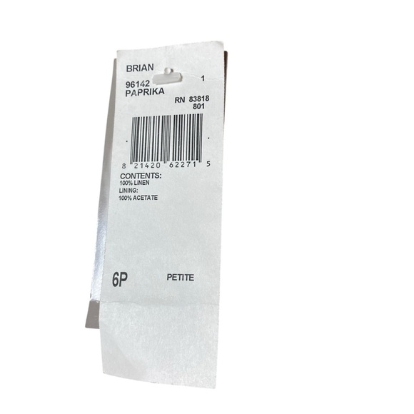 Austin Reed vintage linen lined high waist, pleated wide leg cuffed trouser SZ-4 - Picture 6 of 10